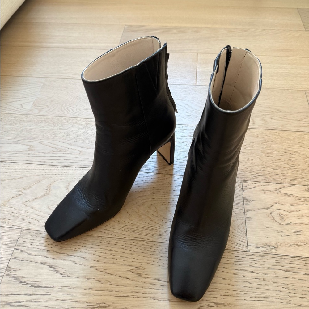 Anine Bing Black Leather Ankle Boots